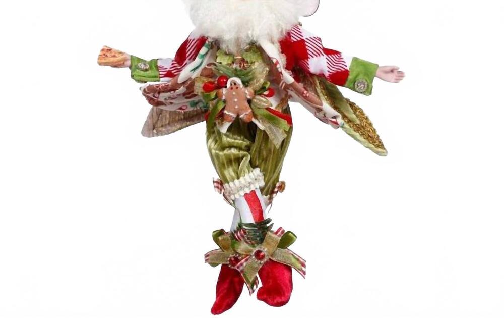 NEW MARK ROBERTS cookie for santa fairy small 11" in red
